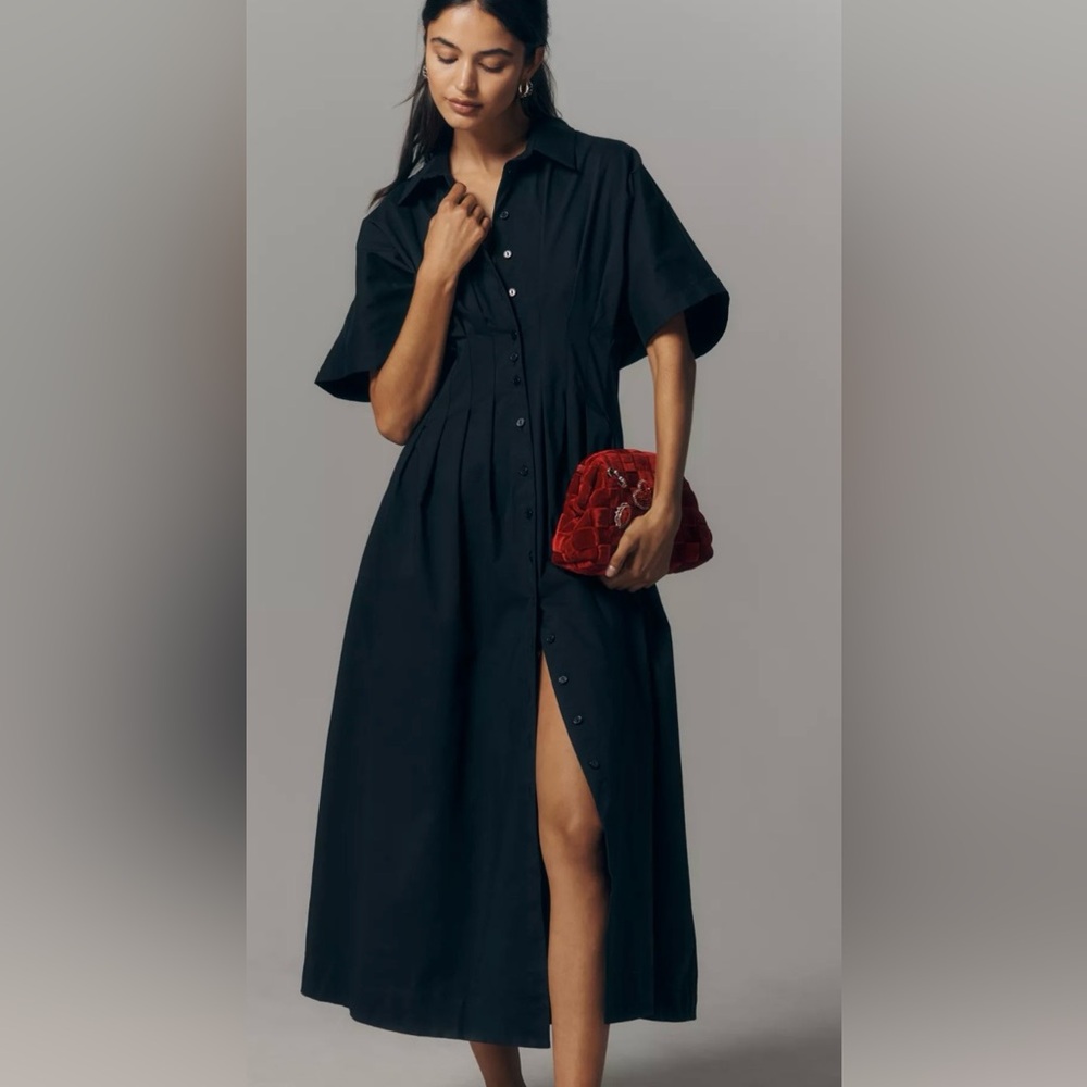Anthropologie Tobie Shirt Dress by Exquise